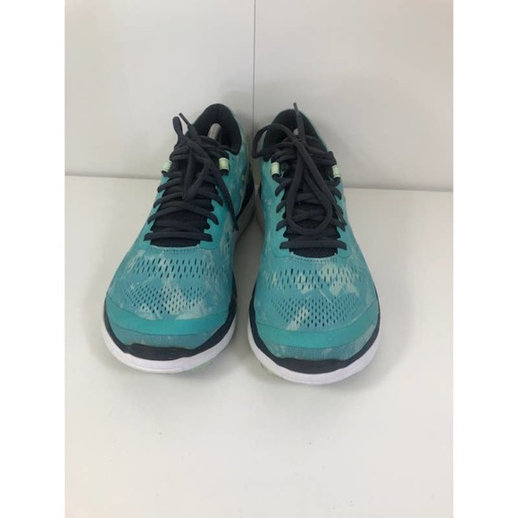 ASICS Women's 33-M2 Amplifoam Teal Blue Lace Up Running Sneakers T671N Size 11 - Picture 1 of 6